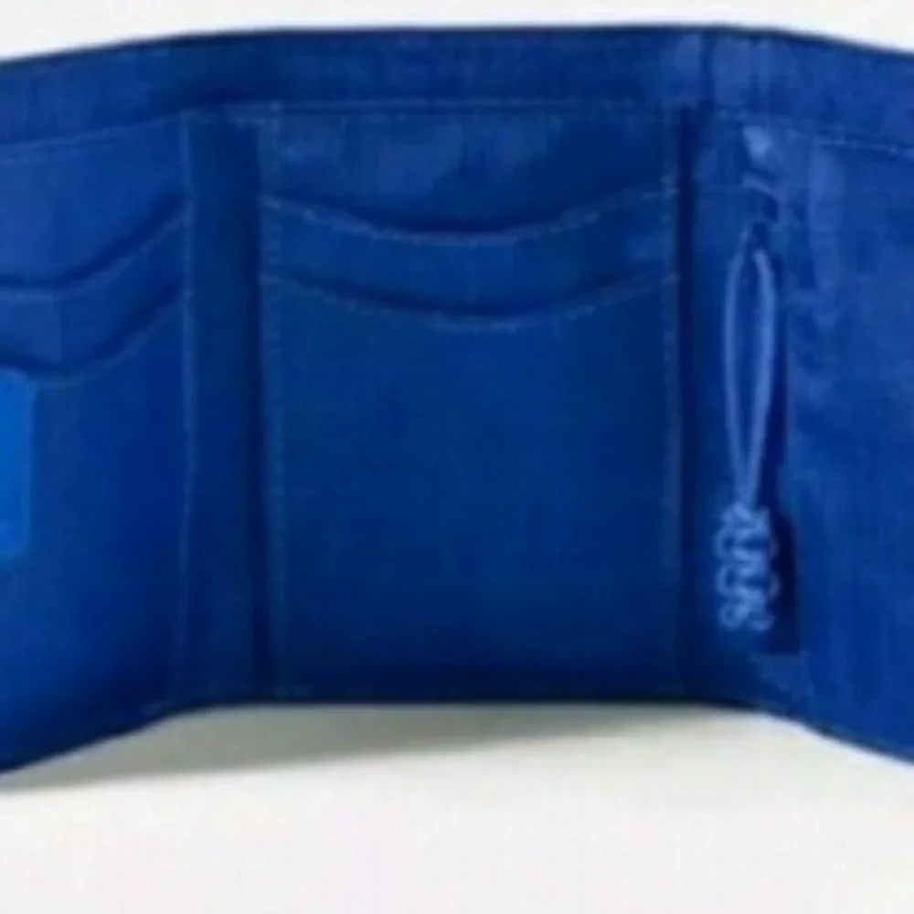 Blue Men’s Trifold Goodfellow Hook and Loop Wallet